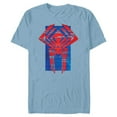 thumbnail image 1 of Marvel Spider-Man: Across the Spider-Verse 2099 Symbol Icon - Short Sleeve Blended T-Shirt for Adults - Customized-Ocean Blue, 1 of 5
