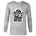 thumbnail image 1 of Marvel Spider-Man: Across the Spider-Verse Beware the Spot - Long Sleeve T-Shirt for Men - Customized-Athletic Heather, 1 of 5