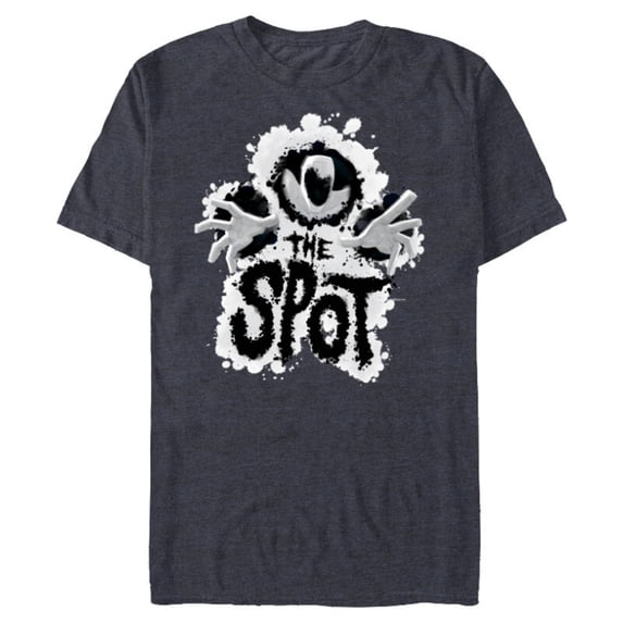 Marvel Spider-Man: Across the Spider-Verse Beware the Spot - Short Sleeve Blended T-Shirt for Adults - Customized-Navy Heather