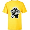 thumbnail image 1 of Marvel Spider-Man: Across the Spider-Verse Beware the Spot - Short Sleeve T-Shirt for Kids - Customized-Yellow, 1 of 5