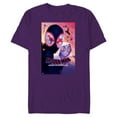 thumbnail image 1 of Marvel Spider-Man: Across the Spider-Verse Eye Reflections - Short Sleeve Blended T-Shirt for Adults - Customized-Purple, 1 of 5