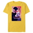 thumbnail image 1 of Marvel Spider-Man: Across the Spider-Verse Eye Reflections - Short Sleeve Blended T-Shirt for Adults - Customized-Yellow, 1 of 5