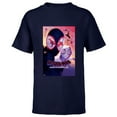 thumbnail image 1 of Marvel Spider-Man: Across the Spider-Verse Eye Reflections - Short Sleeve T-Shirt for Kids - Customized-Navy, 1 of 5