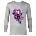 thumbnail image 1 of Marvel Spider-Man: Across the Spider-Verse Gwen Glitch - Long Sleeve T-Shirt for Men - Customized-Athletic Heather, 1 of 5