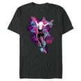 thumbnail image 1 of Marvel Spider-Man: Across the Spider-Verse Gwen Glitch - Short Sleeve Blended T-Shirt for Adults - Customized-Dark Heather, 1 of 5