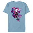 thumbnail image 1 of Marvel Spider-Man: Across the Spider-Verse Gwen Glitch - Short Sleeve Blended T-Shirt for Adults - Customized-Ocean Blue, 1 of 5