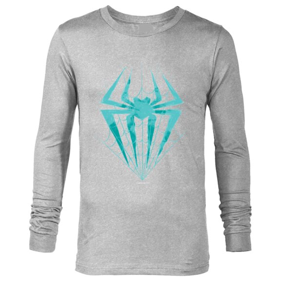 Marvel Spider-Man: Across the Spider-Verse Gwen Symbol - Long Sleeve T-Shirt for Men - Customized-Athletic Heather