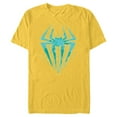 thumbnail image 1 of Marvel Spider-Man: Across the Spider-Verse Gwen Symbol - Short Sleeve Blended T-Shirt for Adults - Customized-Yellow, 1 of 5