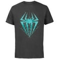 thumbnail image 1 of Marvel Spider-Man: Across the Spider-Verse Gwen Symbol - Short Sleeve Cotton T-Shirt for Adults - Customized-Charcoal, 1 of 5
