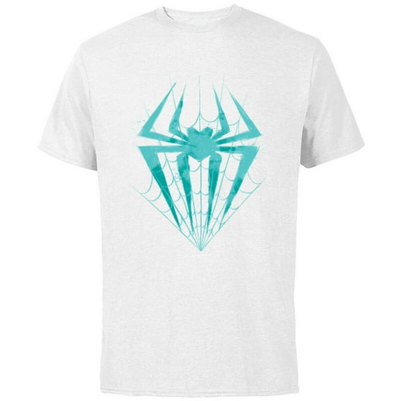Marvel Spider-Man: Across the Spider-Verse Gwen Symbol - Short Sleeve Cotton T-Shirt for Adults - Customized-White