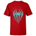 thumbnail image 1 of Marvel Spider-Man: Across the Spider-Verse Gwen Symbol - Short Sleeve T-Shirt for Kids - Customized-Red, 1 of 5