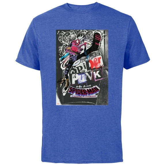 Marvel Spider-Man: Across the Spider-Verse Hobie Poster - Short Sleeve Cotton T-Shirt for Adults - Customized-Royal Heather
