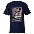 thumbnail image 1 of Marvel Spider-Man: Across the Spider-Verse Hobie Poster - Short Sleeve T-Shirt for Kids - Customized-Navy, 1 of 5