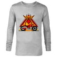 thumbnail image 1 of Marvel Spider-Man: Across the Spider-Verse Jessica Drew Bike - Long Sleeve T-Shirt for Men - Customized-Athletic Heather, 1 of 5