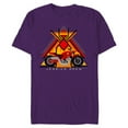 thumbnail image 1 of Marvel Spider-Man: Across the Spider-Verse Jessica Drew Bike - Short Sleeve Blended T-Shirt for Adults - Customized-Purple, 1 of 5