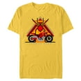 thumbnail image 1 of Marvel Spider-Man: Across the Spider-Verse Jessica Drew Bike - Short Sleeve Blended T-Shirt for Adults - Customized-Yellow, 1 of 5