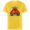 thumbnail image 1 of Marvel Spider-Man: Across the Spider-Verse Jessica Drew Bike - Short Sleeve Cotton T-Shirt for Adults - Customized-Yellow, 1 of 5
