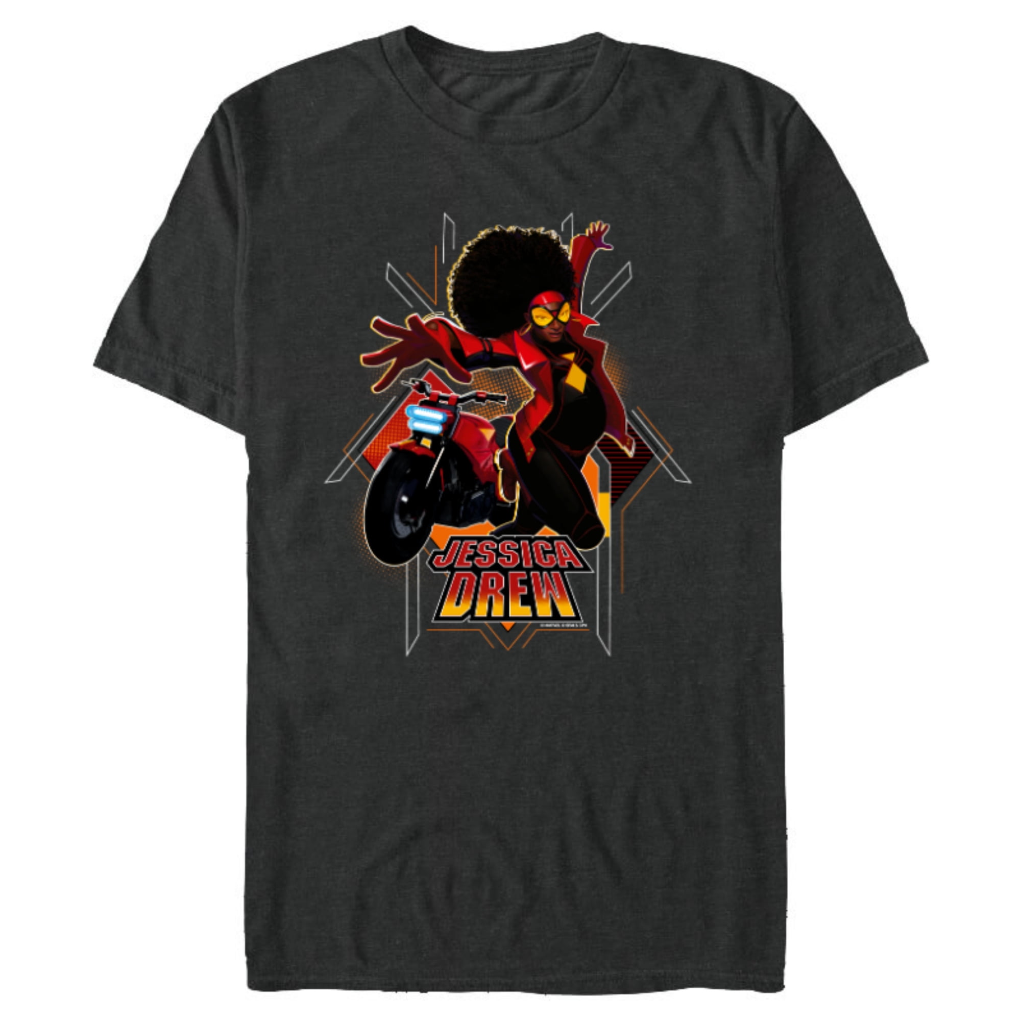 Marvel Spider-Man: Across the Spider-Verse Jessica Drew Jump - Short Sleeve Blended T-Shirt for Adults - Customized-Dark Heather