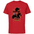 thumbnail image 1 of Marvel Spider-Man: Across the Spider-Verse Jessica Drew Jump - Short Sleeve Cotton T-Shirt for Adults - Customized-Red, 1 of 5