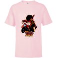 thumbnail image 1 of Marvel Spider-Man: Across the Spider-Verse Jessica Drew Jump - Short Sleeve T-Shirt for Kids - Customized-Soft Pink, 1 of 5