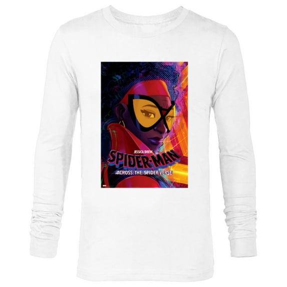 Marvel Spider-Man: Across the Spider-Verse Jessica Poster - Long Sleeve T-Shirt for Men - Customized-White