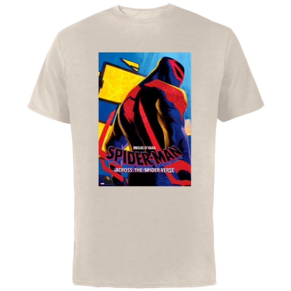 Marvel Spider-Man: Across the Spider-Verse Miguel Poster - Short Sleeve Cotton T-Shirt for Adults - Customized-Natural