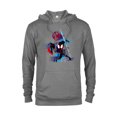 thumbnail image 1 of Marvel Spider-Man: Across the Spider-Verse Miles Glitch - Pullover Hoodie for Adults - Customized-Graphite Heather, 1 of 5