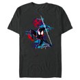 thumbnail image 1 of Marvel Spider-Man: Across the Spider-Verse Miles Glitch - Short Sleeve Blended T-Shirt for Adults - Customized-Dark Heather, 1 of 5