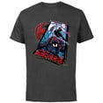 thumbnail image 1 of Marvel Spider-Man: Across the Spider-Verse Miles Gwen Miguel - Short Sleeve Cotton T-Shirt for Adults - Customized-Charcoal, 1 of 5