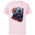 thumbnail image 1 of Marvel Spider-Man: Across the Spider-Verse Miles Gwen Miguel - Short Sleeve Cotton T-Shirt for Adults - Customized-Soft Pink, 1 of 5