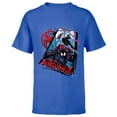 thumbnail image 1 of Marvel Spider-Man: Across the Spider-Verse Miles Gwen Miguel - Short Sleeve T-Shirt for Kids - Customized-Royal, 1 of 5
