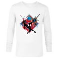 thumbnail image 1 of Marvel Spider-Man: Across the Spider-Verse Miles Hobie Gwen - Long Sleeve T-Shirt for Men - Customized-White, 1 of 5