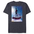 thumbnail image 1 of Marvel Spider-Man: Across the Spider-Verse Miles Poster - Short Sleeve Blended T-Shirt for Adults - Customized-Denim Snow Heather, 1 of 5