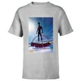 thumbnail image 1 of Marvel Spider-Man: Across the Spider-Verse Miles Poster - Short Sleeve T-Shirt for Kids - Customized-Athletic Heather, 1 of 5