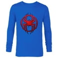 thumbnail image 1 of Marvel Spider-Man: Across the Spider-Verse Miles Symbol Dots - Long Sleeve T-Shirt for Men - Customized-Navy, 1 of 5