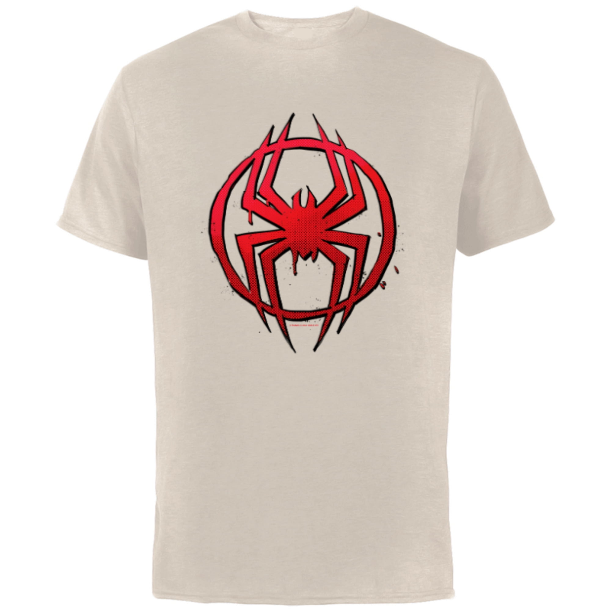 【KOOLOSET】Pigment Spider Short Sleeve T-shirt Marvel Spider-Man: Across the Spider-Verse Miles Symbol Dots