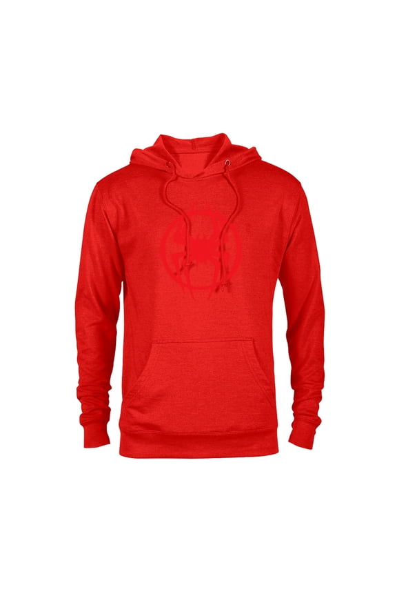 Spider-Man: Across the Spider-Verse Miles Symbol - Pullover Hoodie for Adults - Customized-Red