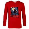 thumbnail image 1 of Marvel Spider-Man: Across the Spider-Verse Miles Web Thwip - Long Sleeve T-Shirt for Men - Customized-New Red, 1 of 5