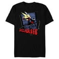 thumbnail image 1 of Marvel Spider-Man: Across the Spider-Verse Miles Web Thwip - Short Sleeve Blended T-Shirt for Adults - Customized-Black, 1 of 5
