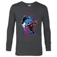 thumbnail image 1 of Marvel Spider-Man: Across the Spider-Verse Miles and Gwen - Long Sleeve T-Shirt for Men - Customized-Charcoal Heather, 1 of 5