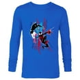 thumbnail image 1 of Marvel Spider-Man: Across the Spider-Verse Miles and Gwen - Long Sleeve T-Shirt for Men - Customized-Navy, 1 of 5