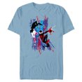 thumbnail image 1 of Marvel Spider-Man: Across the Spider-Verse Miles and Gwen - Short Sleeve Blended T-Shirt for Adults - Customized-Ocean Blue, 1 of 5