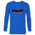 thumbnail image 1 of Marvel Spider-Man: Across the Spider-Verse Movie Logo - Long Sleeve T-Shirt for Men - Customized-Navy, 1 of 5