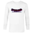 thumbnail image 1 of Marvel Spider-Man: Across the Spider-Verse Movie Logo - Long Sleeve T-Shirt for Men - Customized-White, 1 of 5