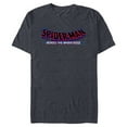 thumbnail image 1 of Marvel Spider-Man: Across the Spider-Verse Movie Logo - Short Sleeve Blended T-Shirt for Adults - Customized-Navy Heather, 1 of 5