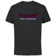 thumbnail image 1 of Marvel Spider-Man: Across the Spider-Verse Movie Logo - Short Sleeve Cotton T-Shirt for Adults - Customized-Black, 1 of 5