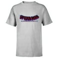 thumbnail image 1 of Marvel Spider-Man: Across the Spider-Verse Movie Logo - Short Sleeve T-Shirt for Kids - Customized-Athletic Heather, 1 of 5