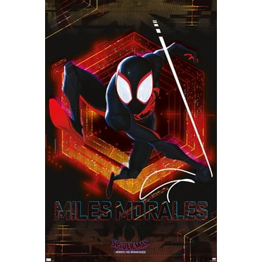 Marvel Spider-Man: Across the Spider-Verse (Part One) - Miles Wall Poster, 22.375" x 34"