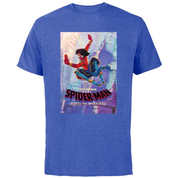 Marvel Spider-Man: Across the Spider-Verse Pavitr Poster - Short Sleeve Cotton T-Shirt for Adults - Customized-Royal Heather