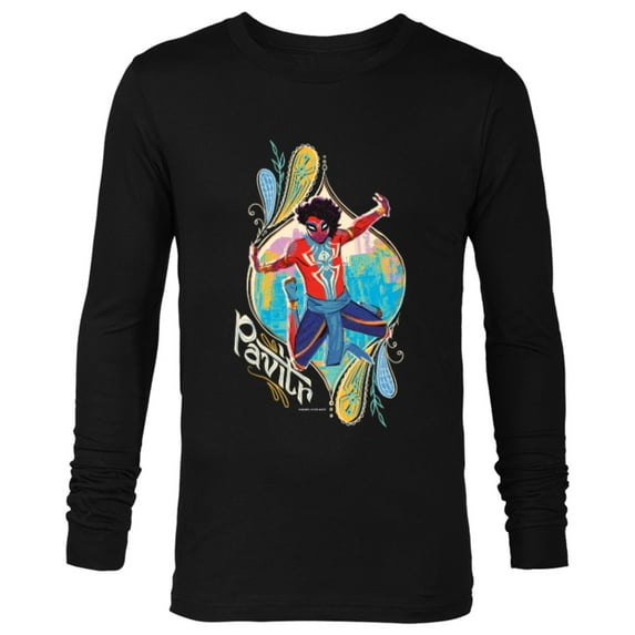 Marvel Spider-Man: Across the Spider-Verse Pavitr Prabhakar - Long Sleeve T-Shirt for Men - Customized-Black